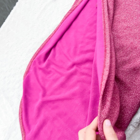 NWT- GOOD AMERICAN x Revolve Glitter Tie Sarong in Hawaiian Pink - Picture 6 of 13